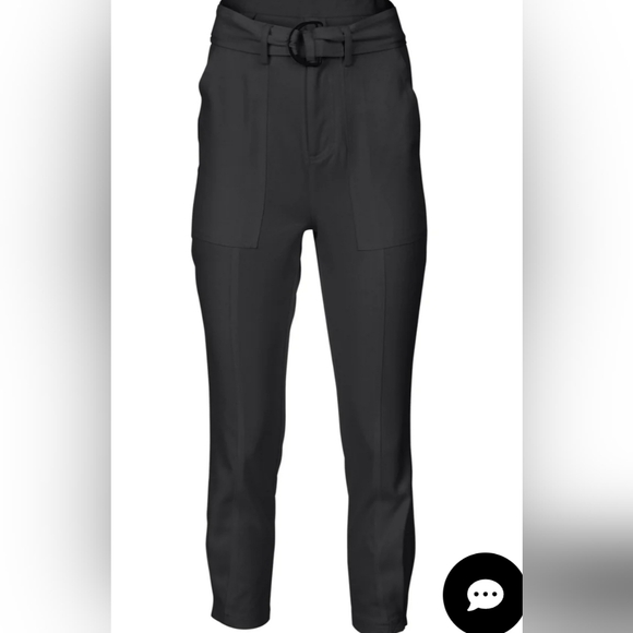 Venus Relaxed Twill Straight Pant Black - Picture 5 of 14